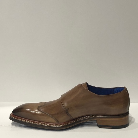Emilio Franco shoes double monk strap taupe 9 - Picture 3 of 5